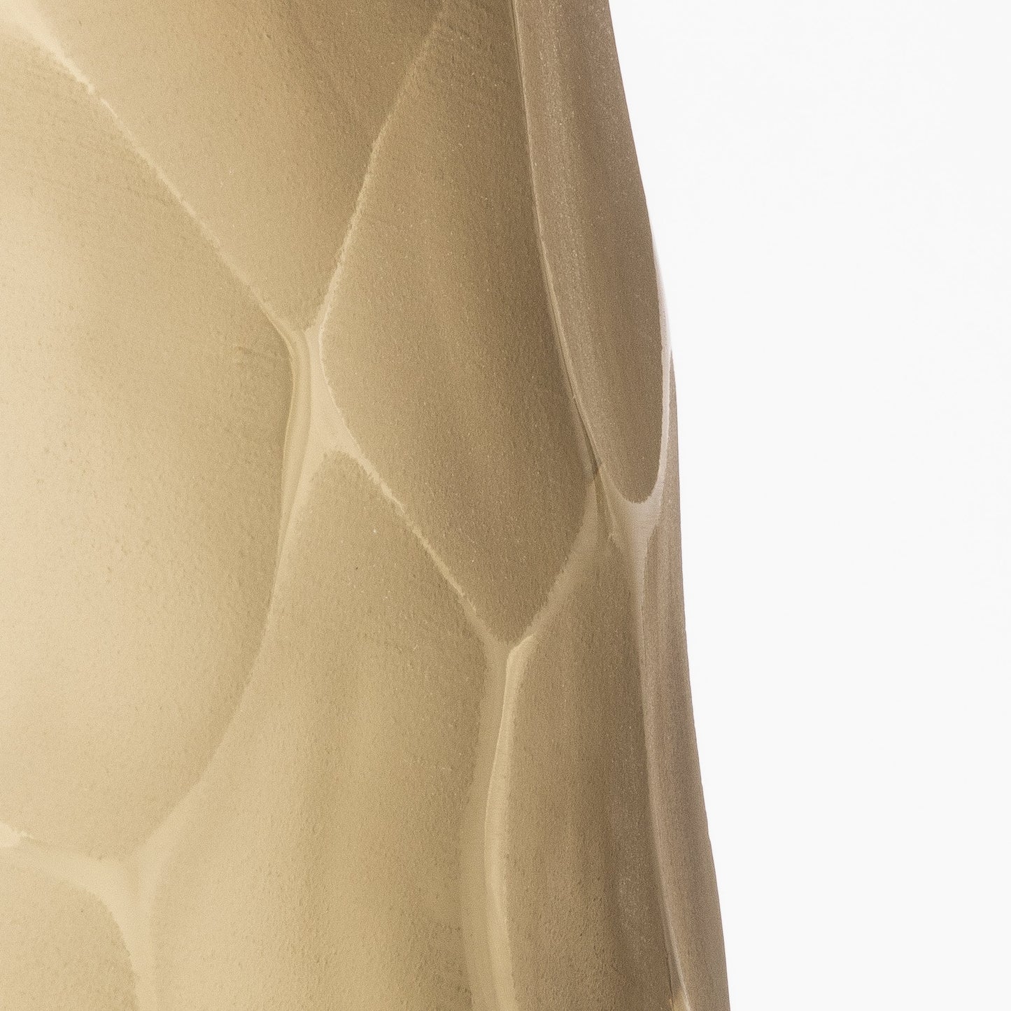 Murano Vase in Olive Green