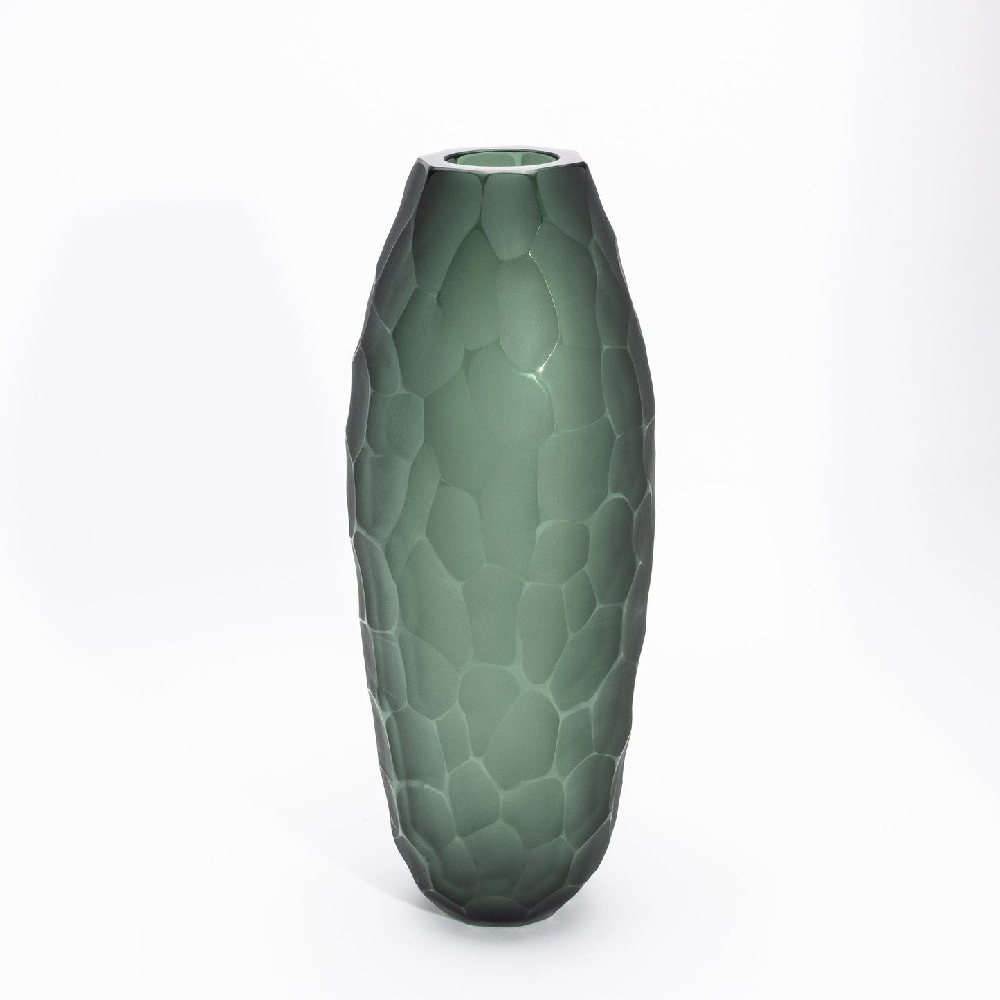 Murano Vase in Eucalyptus Green