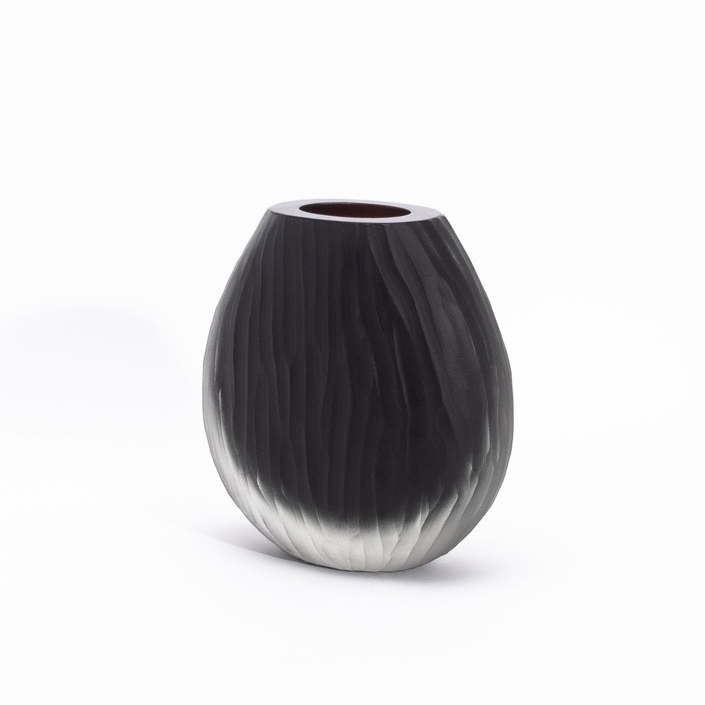Murano Supreme Vase in Onyx Black