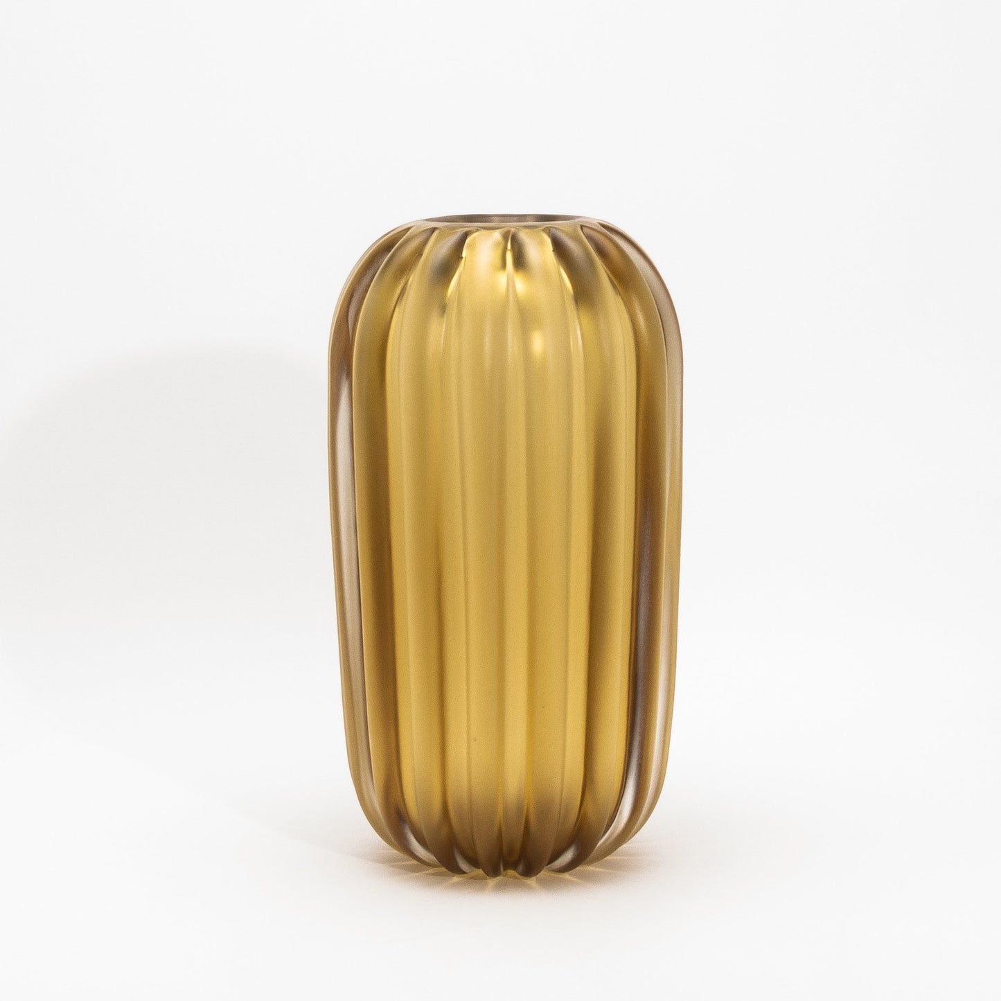 Murano Cactus Vase in Amber