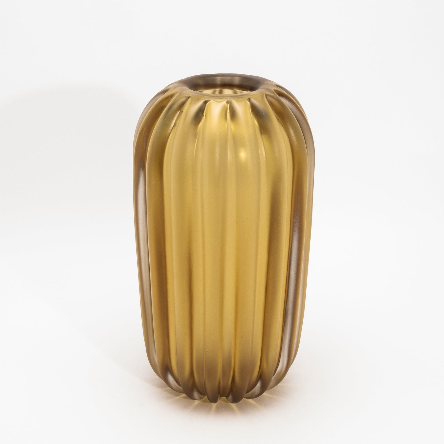 Murano Cactus Vase in Amber