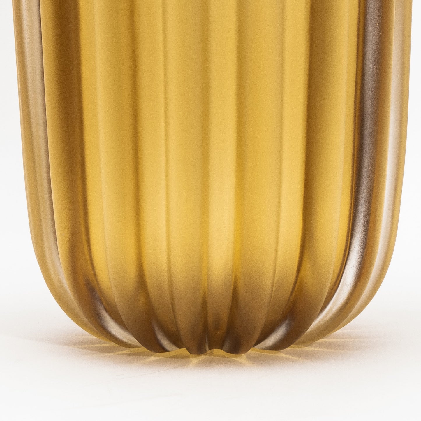 Murano Cactus Vase in Amber