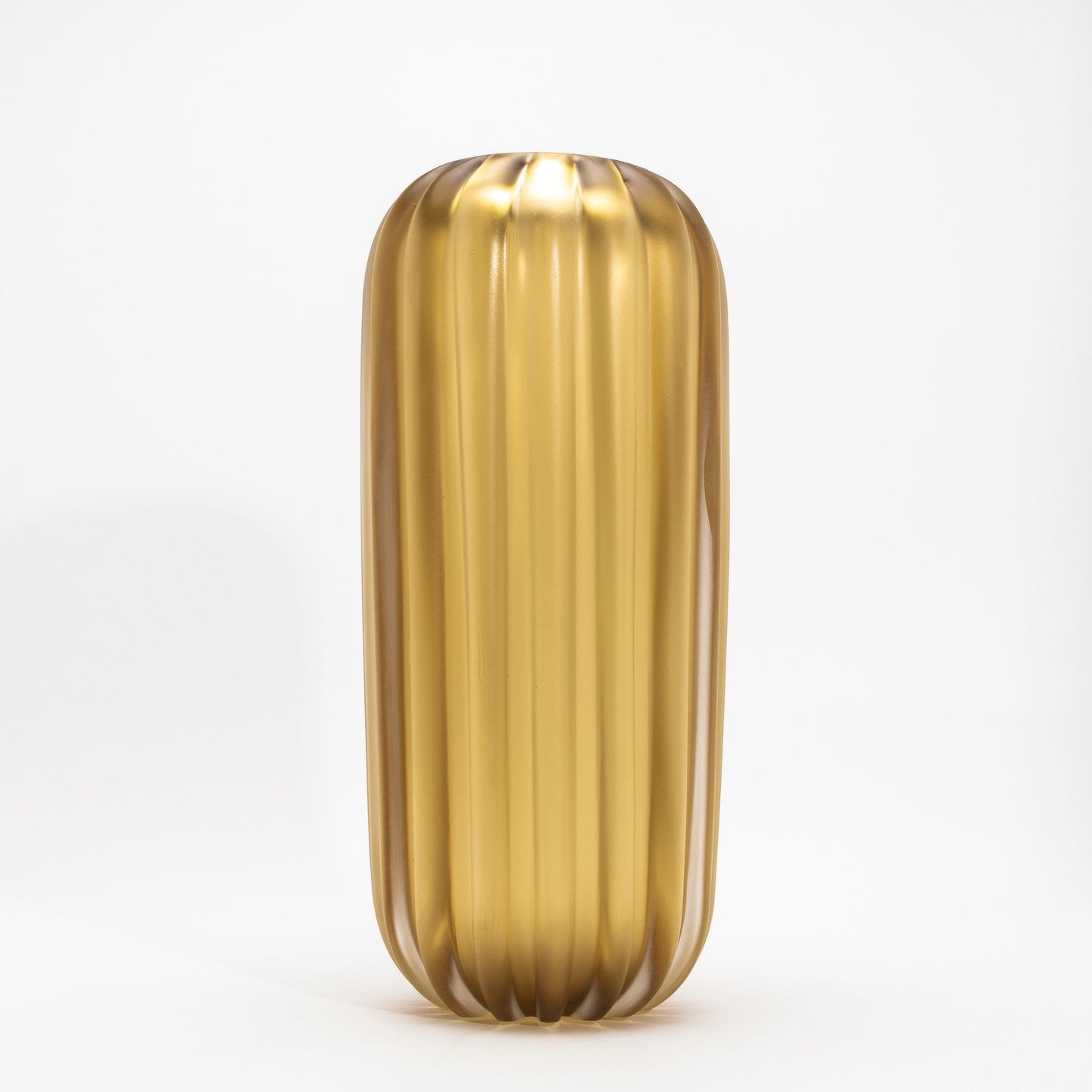 Murano Cactus Vase in Amber
