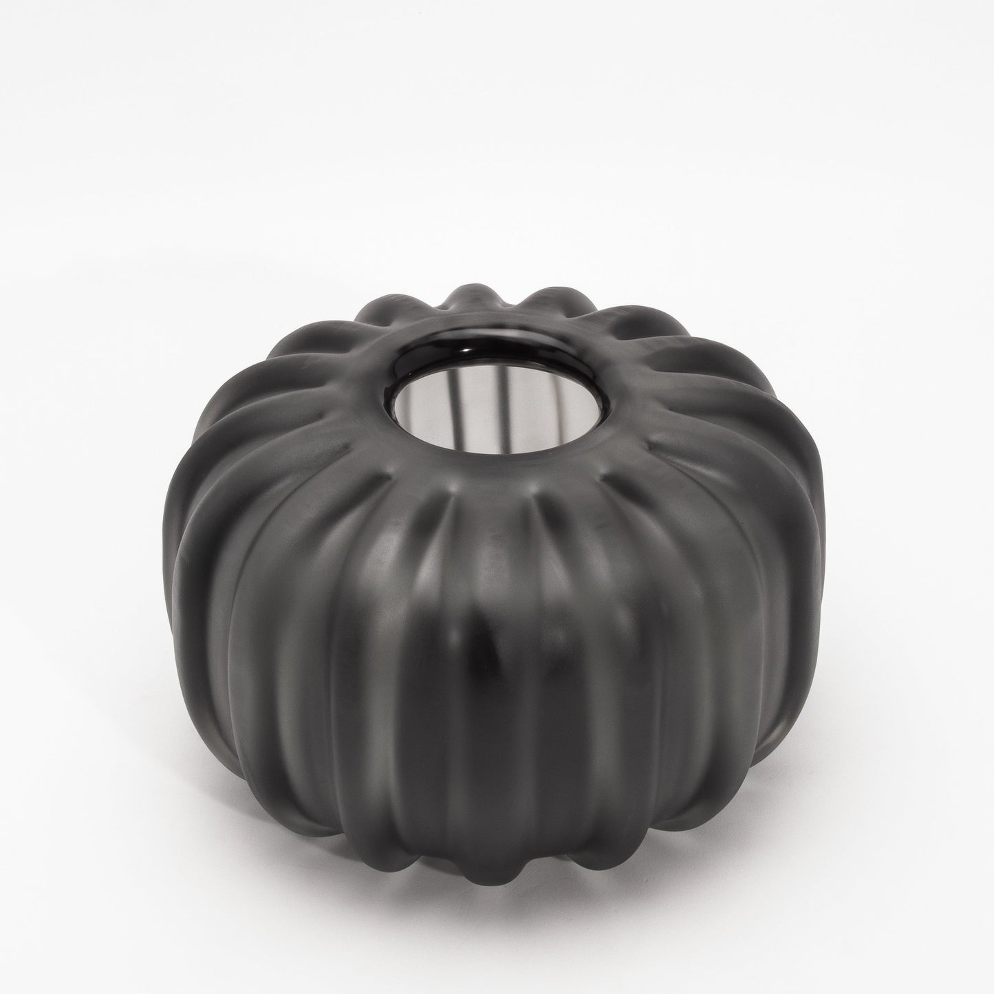 Murano Cactus Vase in Grey