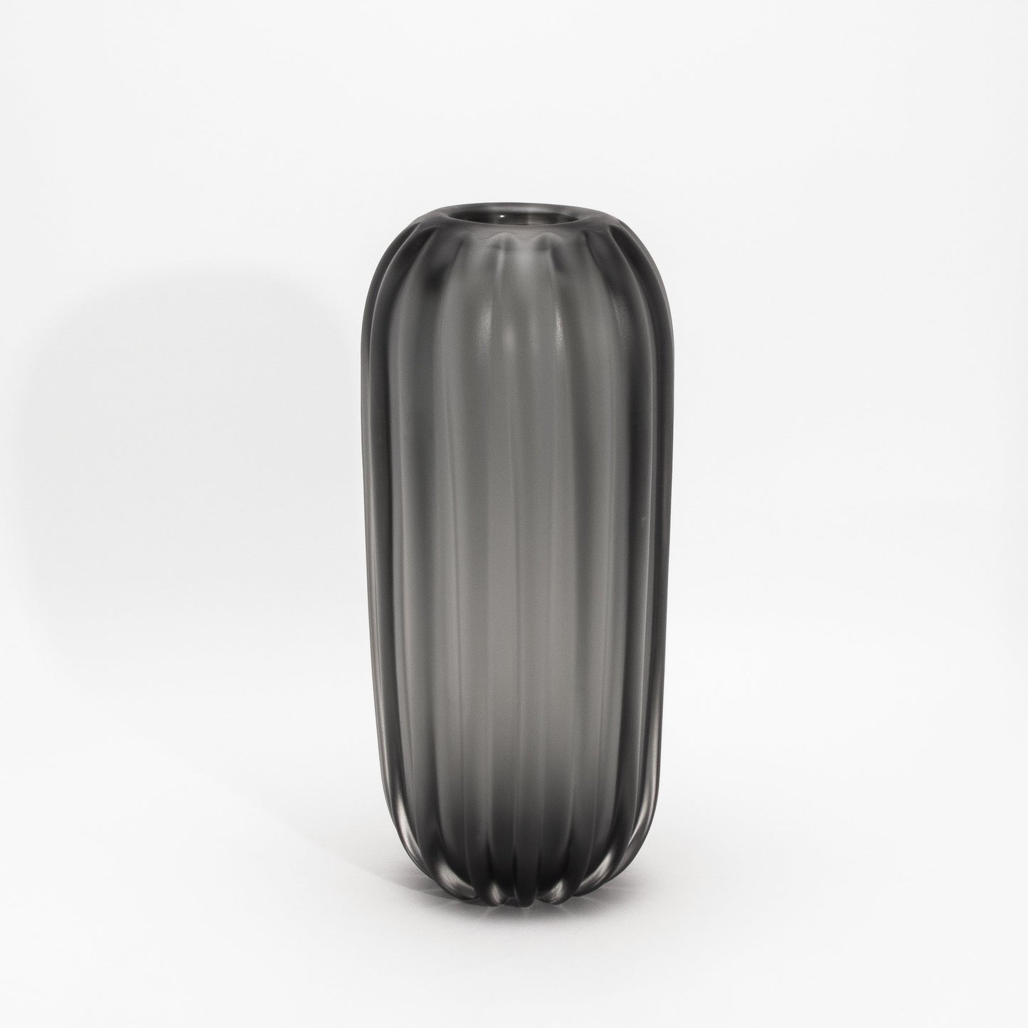 Murano Cactus Vase in Grey