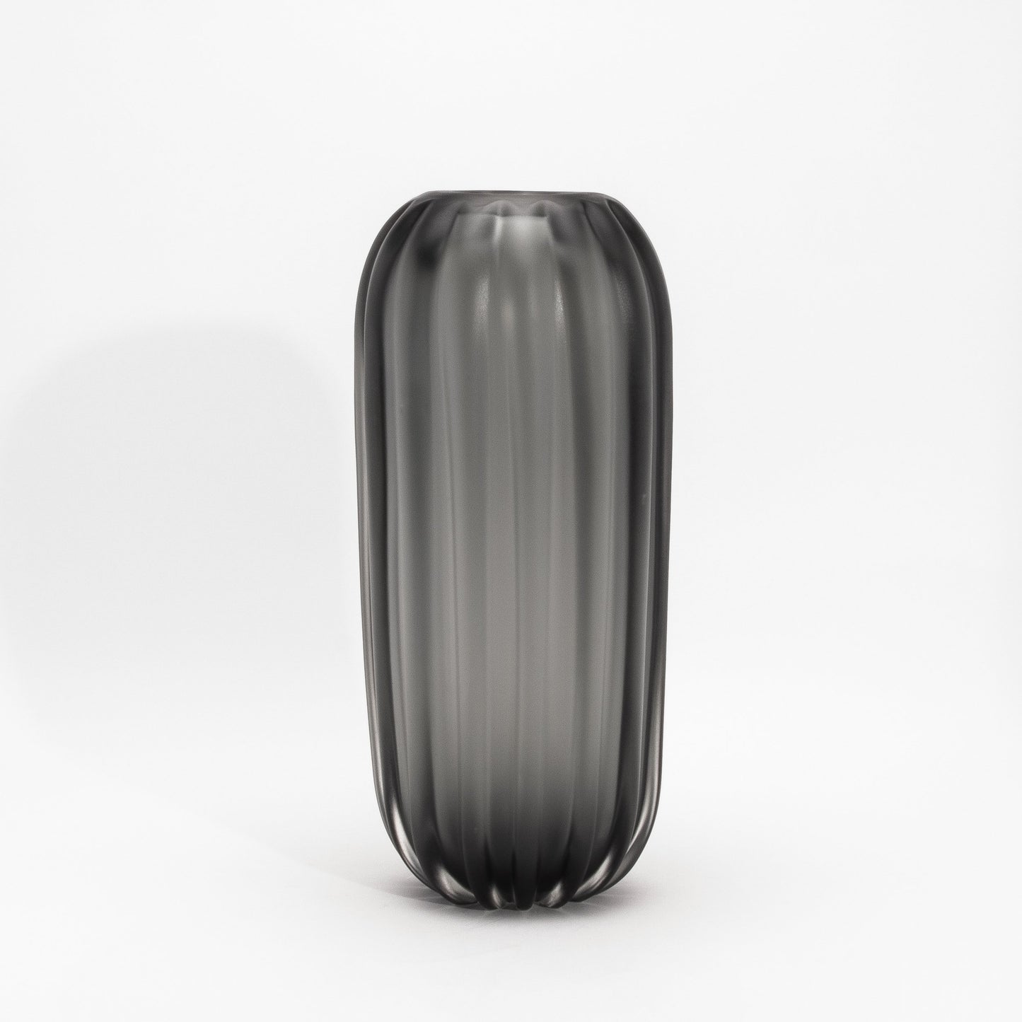 Murano Cactus Vase in Grey