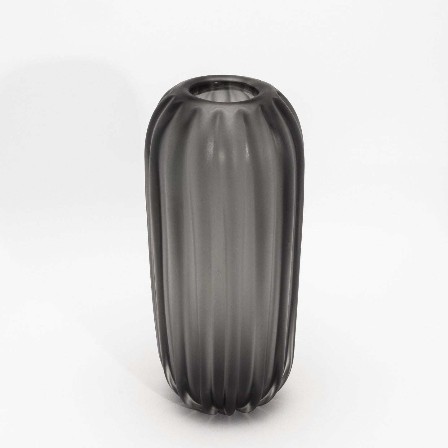 Murano Cactus Vase in Grey