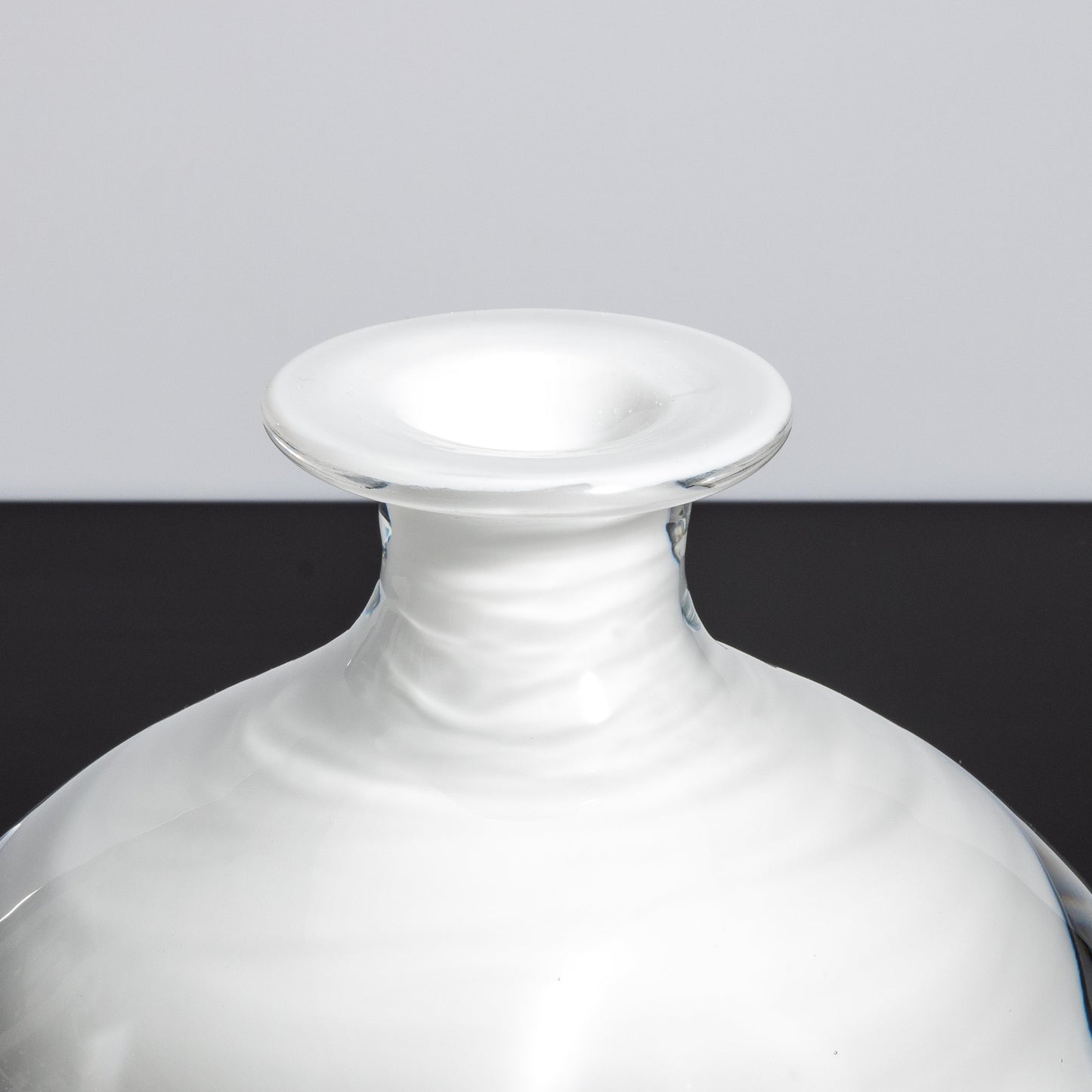 Murano Bottle Crystal White M
