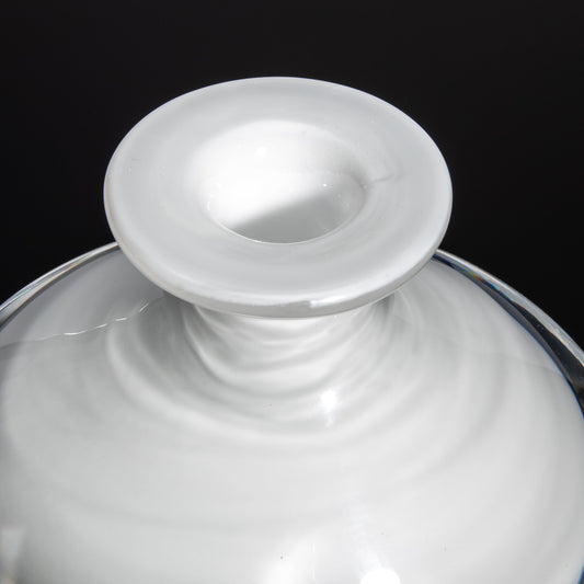 Murano Bottle Crystal White M