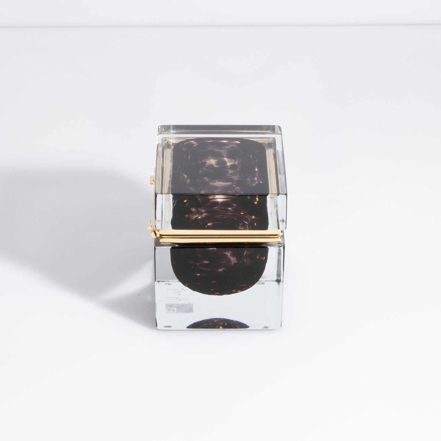 Murano Box with Brass Fittings in Leopard
