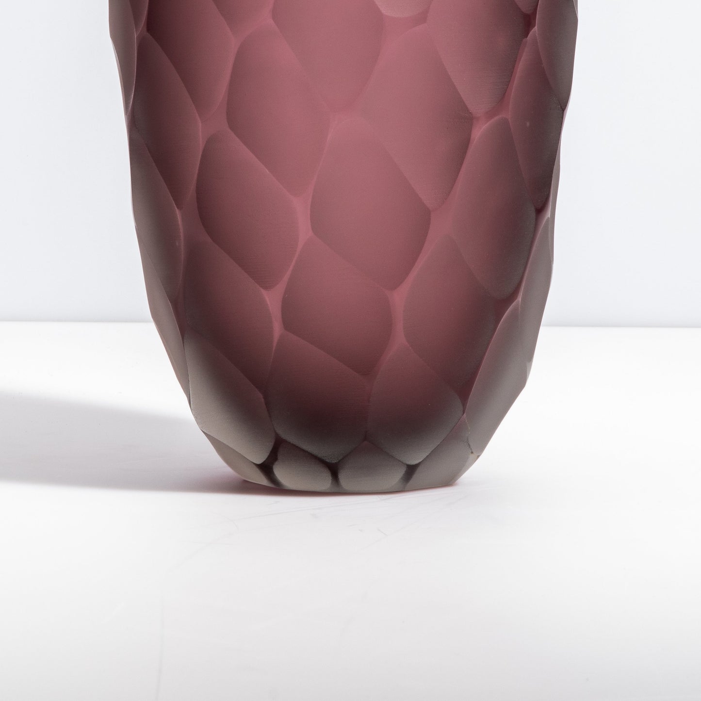 Murano Battuto Vase in Amethyst