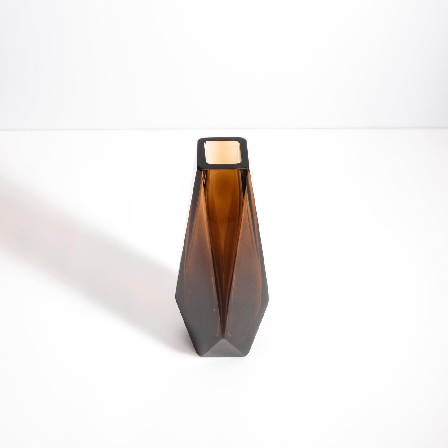 Murano Goccia Vase in Dark Brown