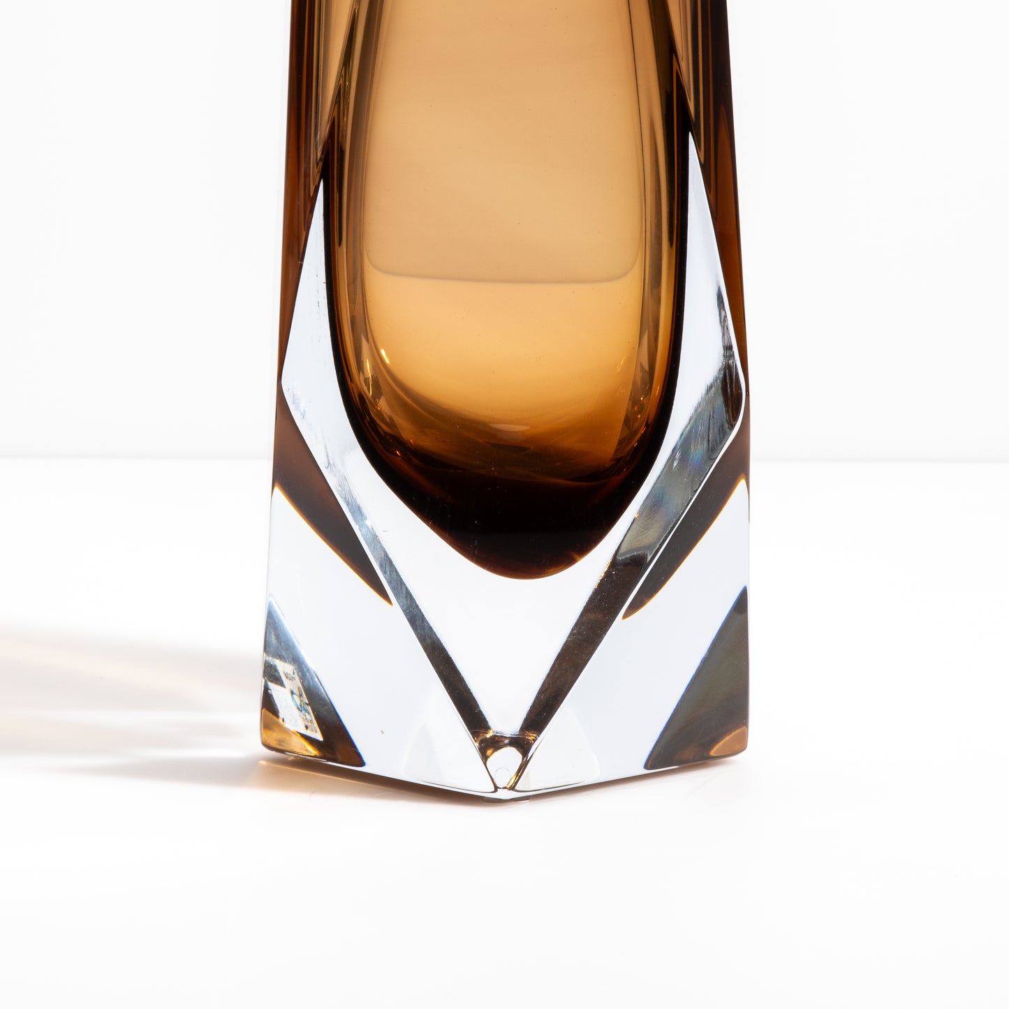 Murano Goccia Vase in Tobacco