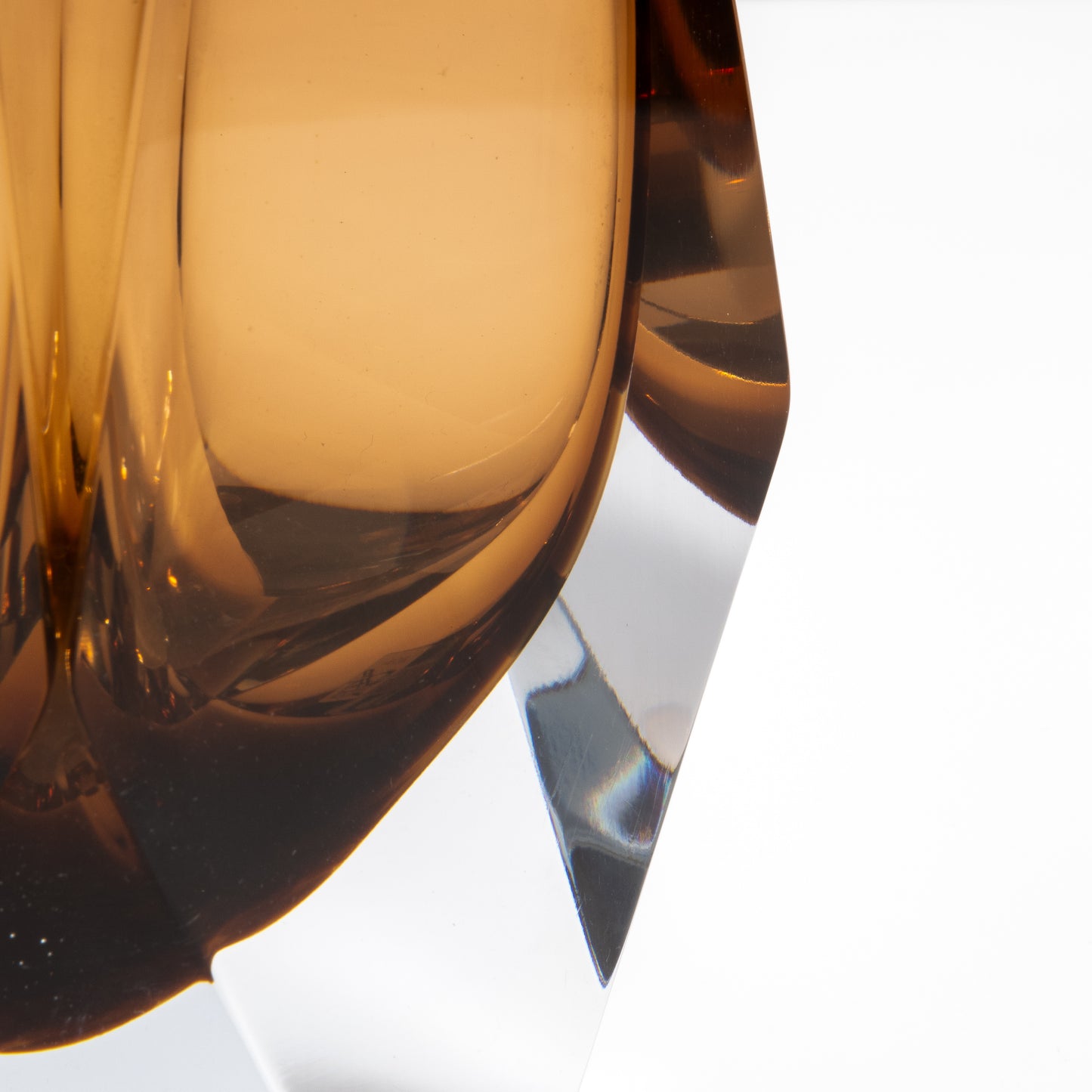 Murano Goccia Vase in Tobacco