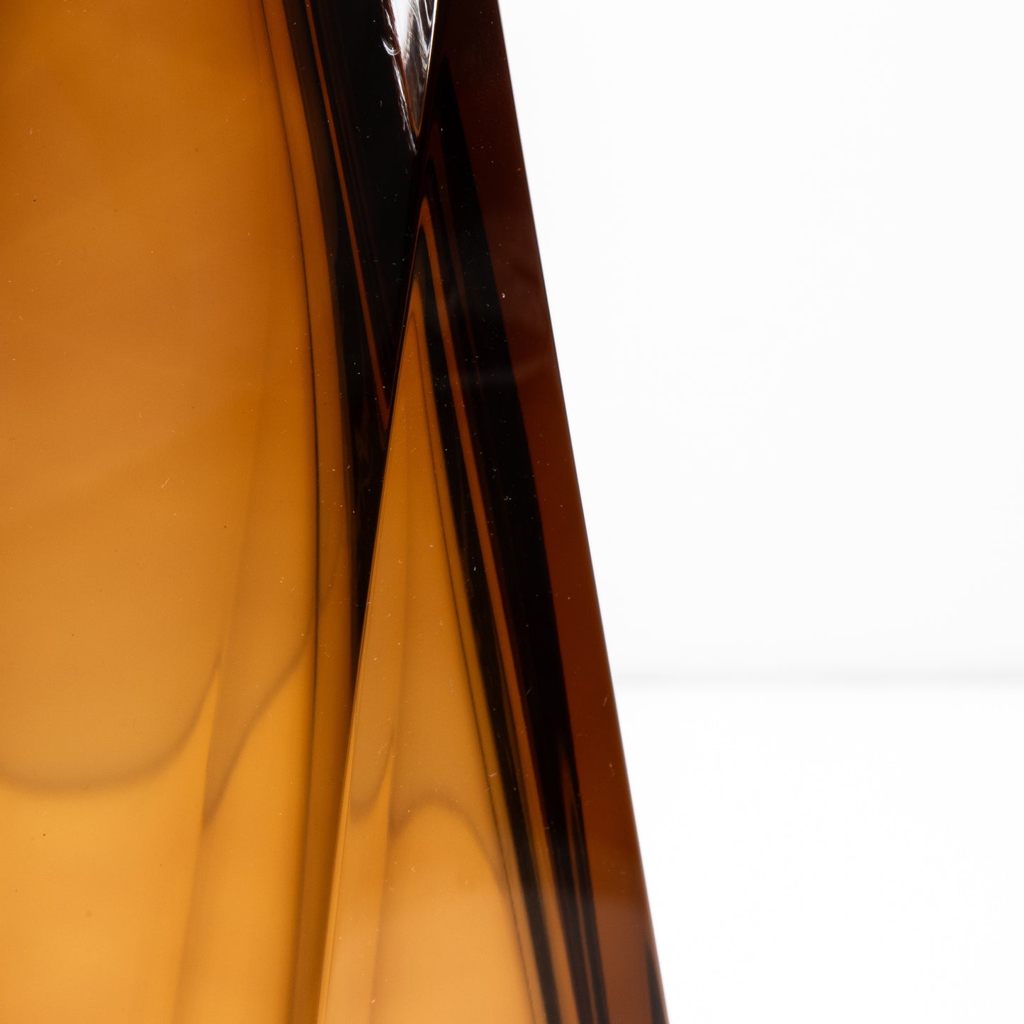Murano Goccia Vase in Tobacco
