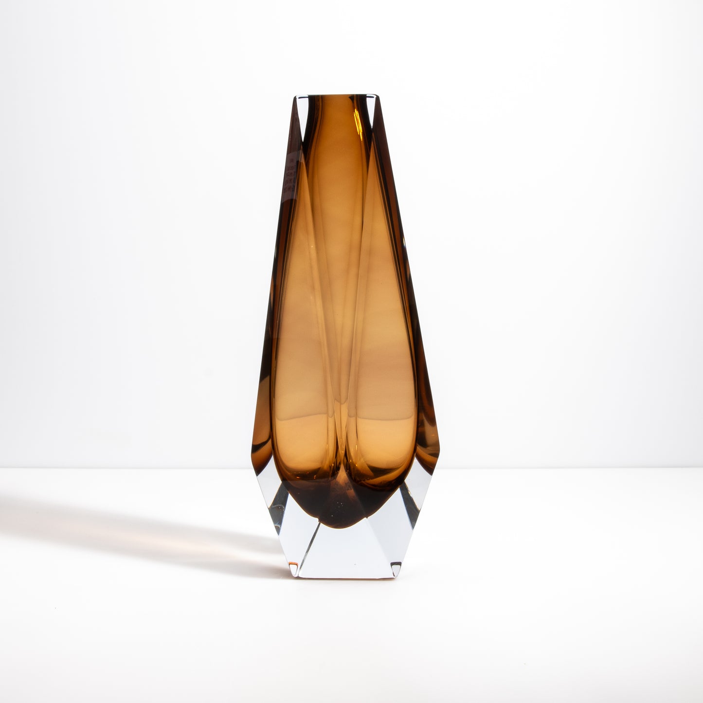 Murano Goccia Vase in Tobacco