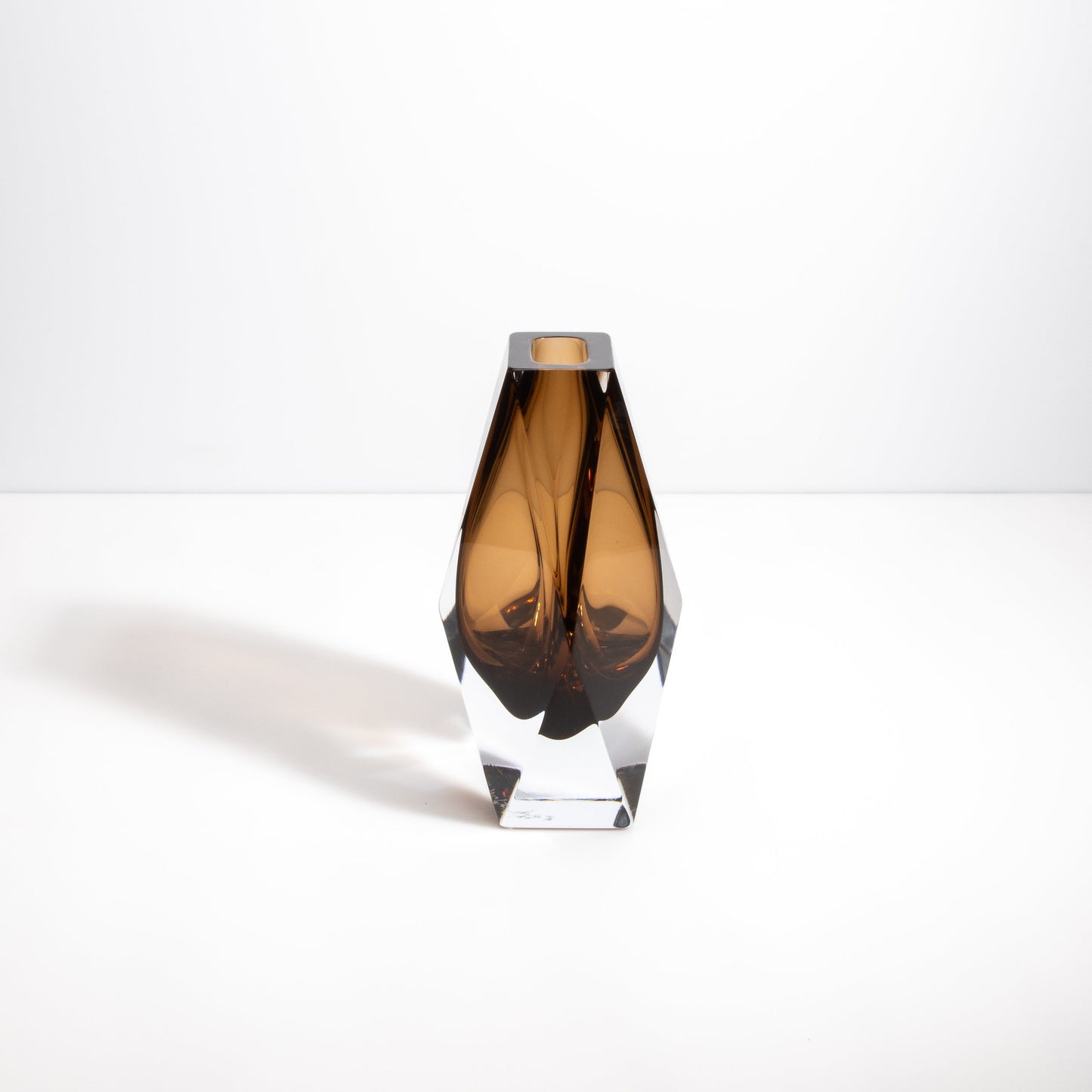 Murano Goccia Vase in Tobacco