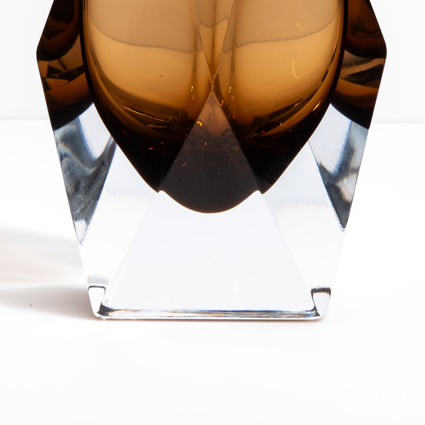 Murano Goccia Vase in Tobacco