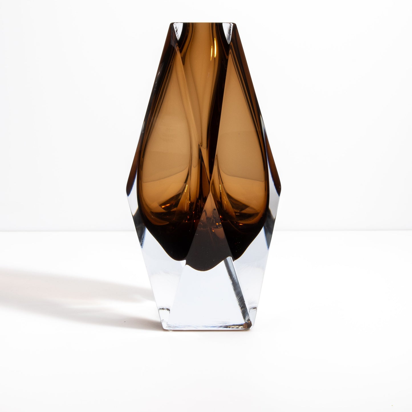 Murano Goccia Vase in Tobacco