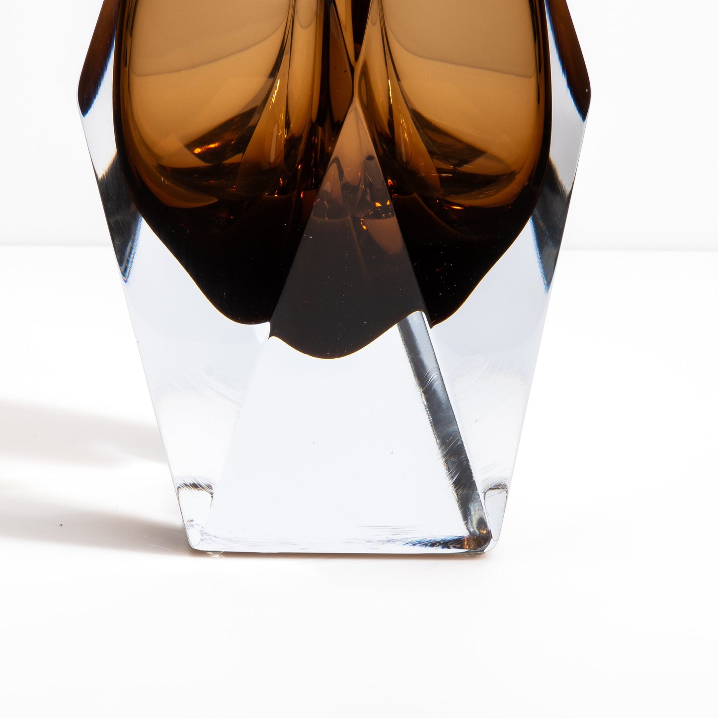 Murano Goccia Vase in Tobacco