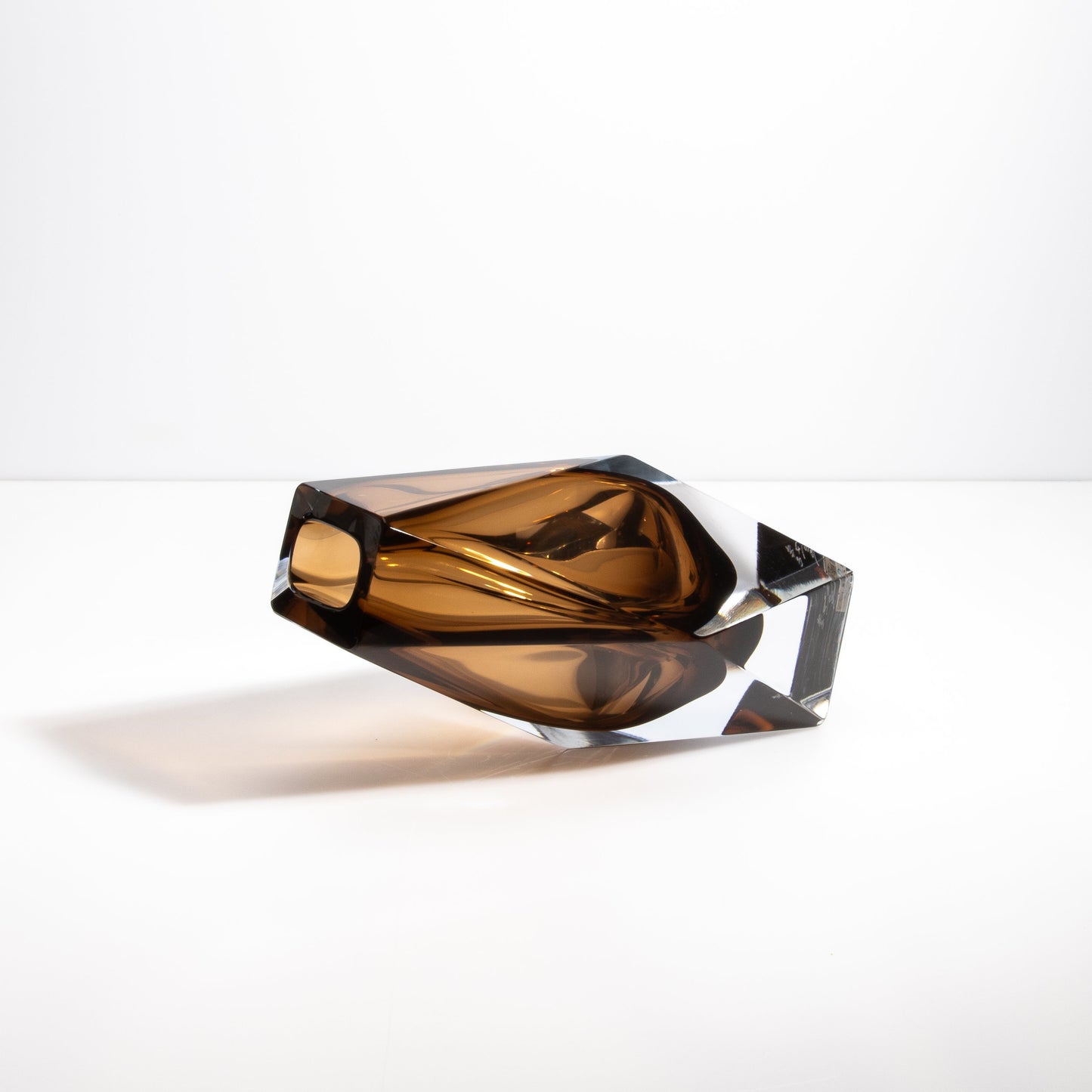 Murano Goccia Vase in Tobacco