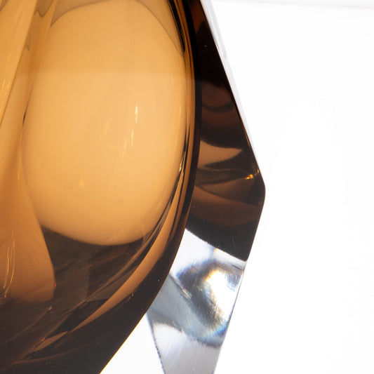 Murano Goccia Vase in Tobacco