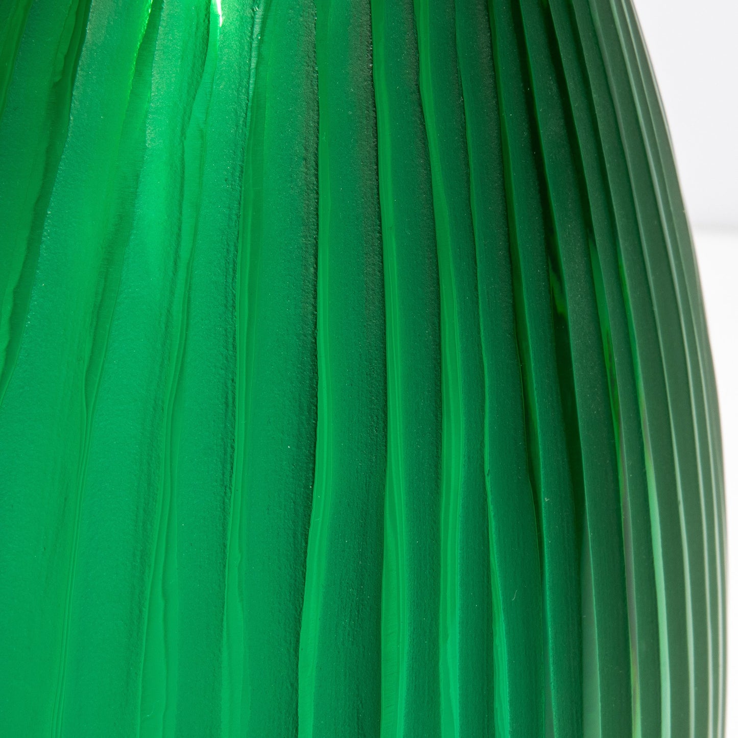 Murano Supreme Vase in Emerald Green