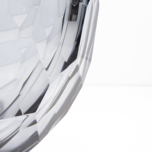 Murano Barrel Vase in Grey