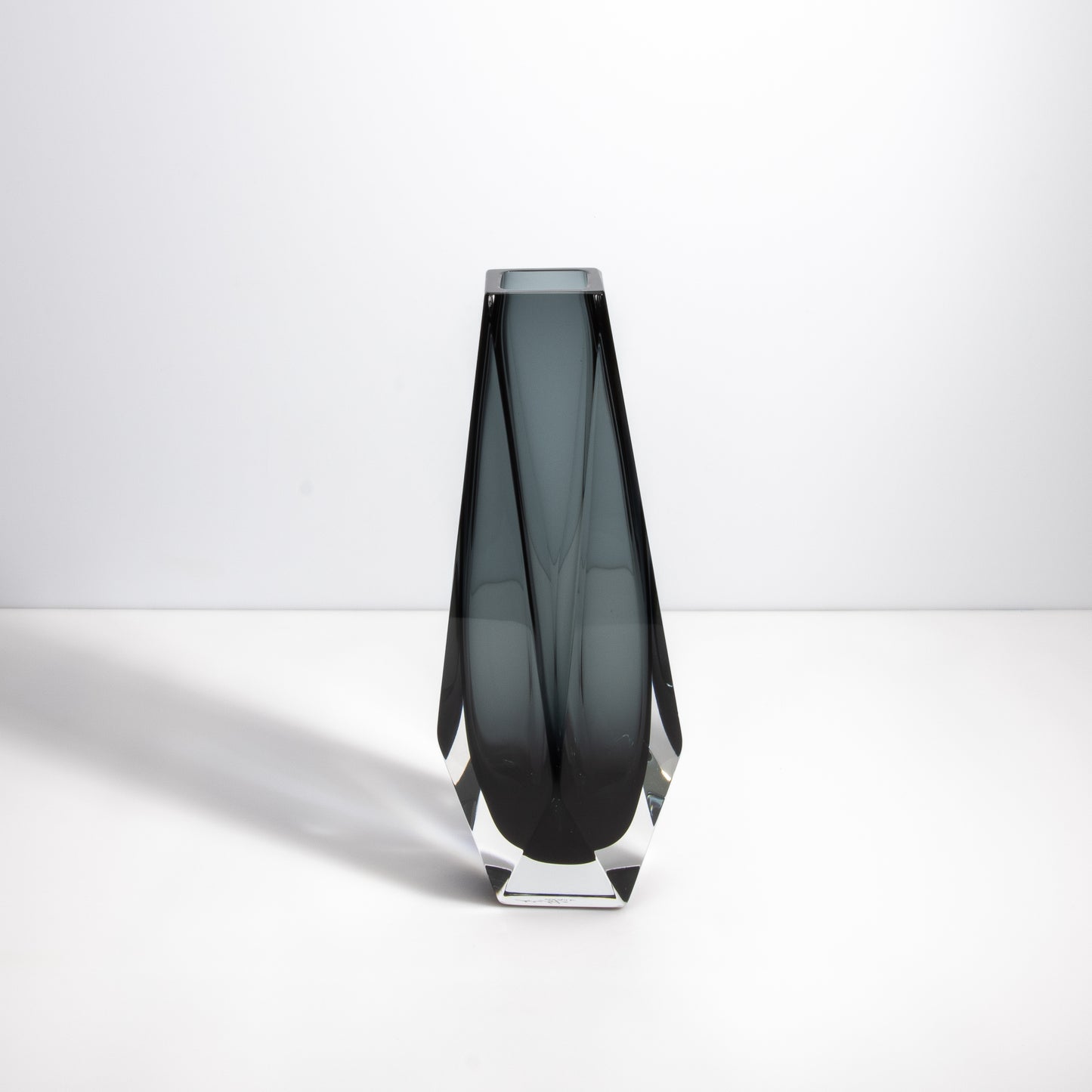 Murano Goccia Vase in Grey
