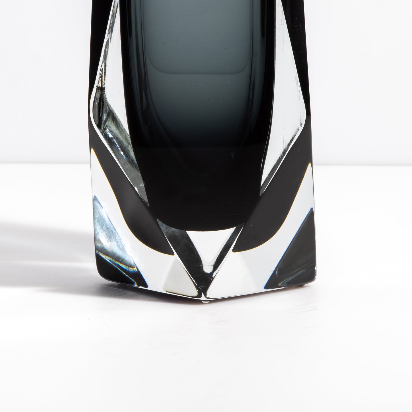 Murano Goccia Vase in Grey
