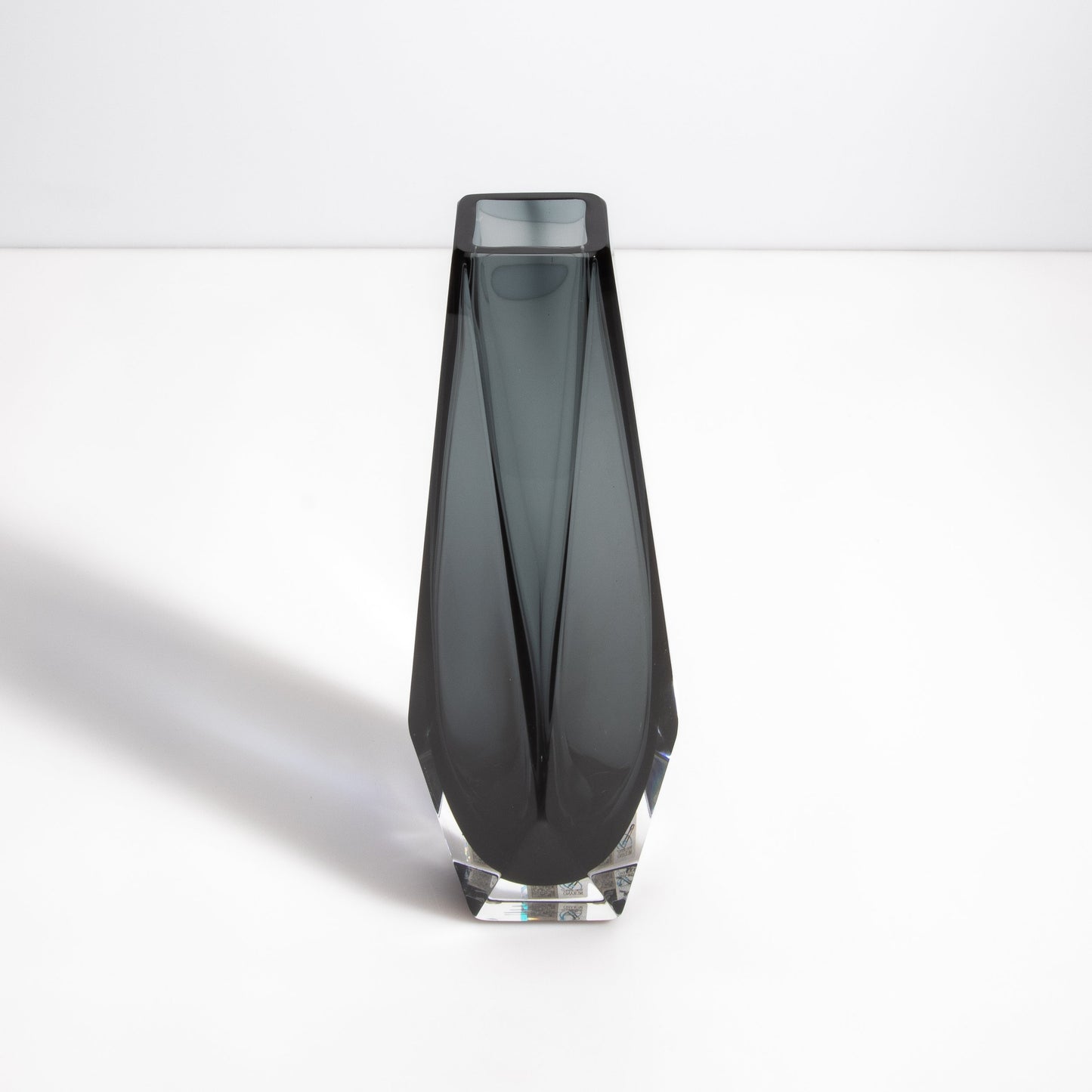 Murano Goccia Vase in Grey