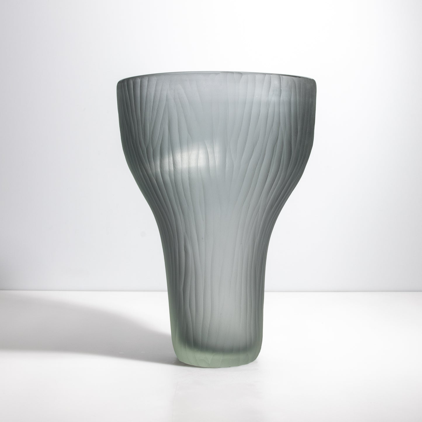 Murano Ghost Vase in Grey