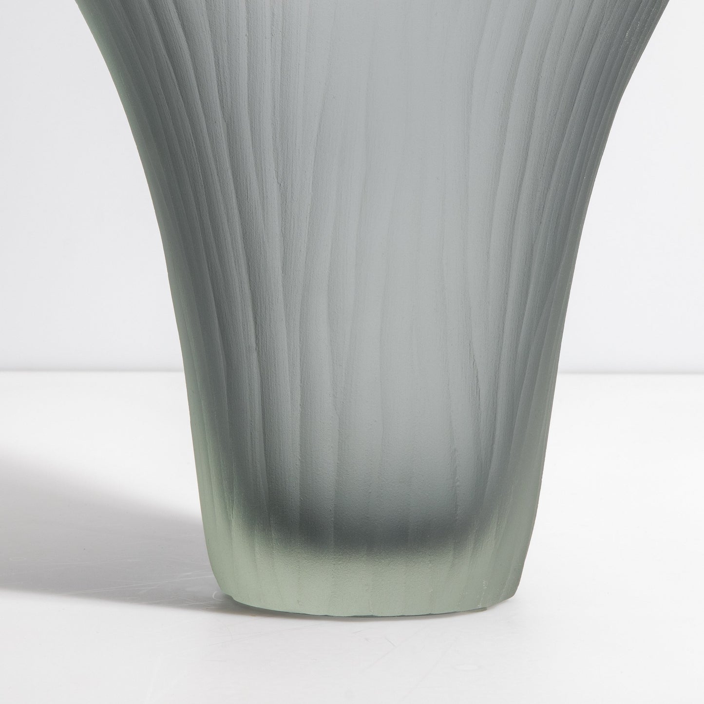 Murano Ghost Vase in Grey