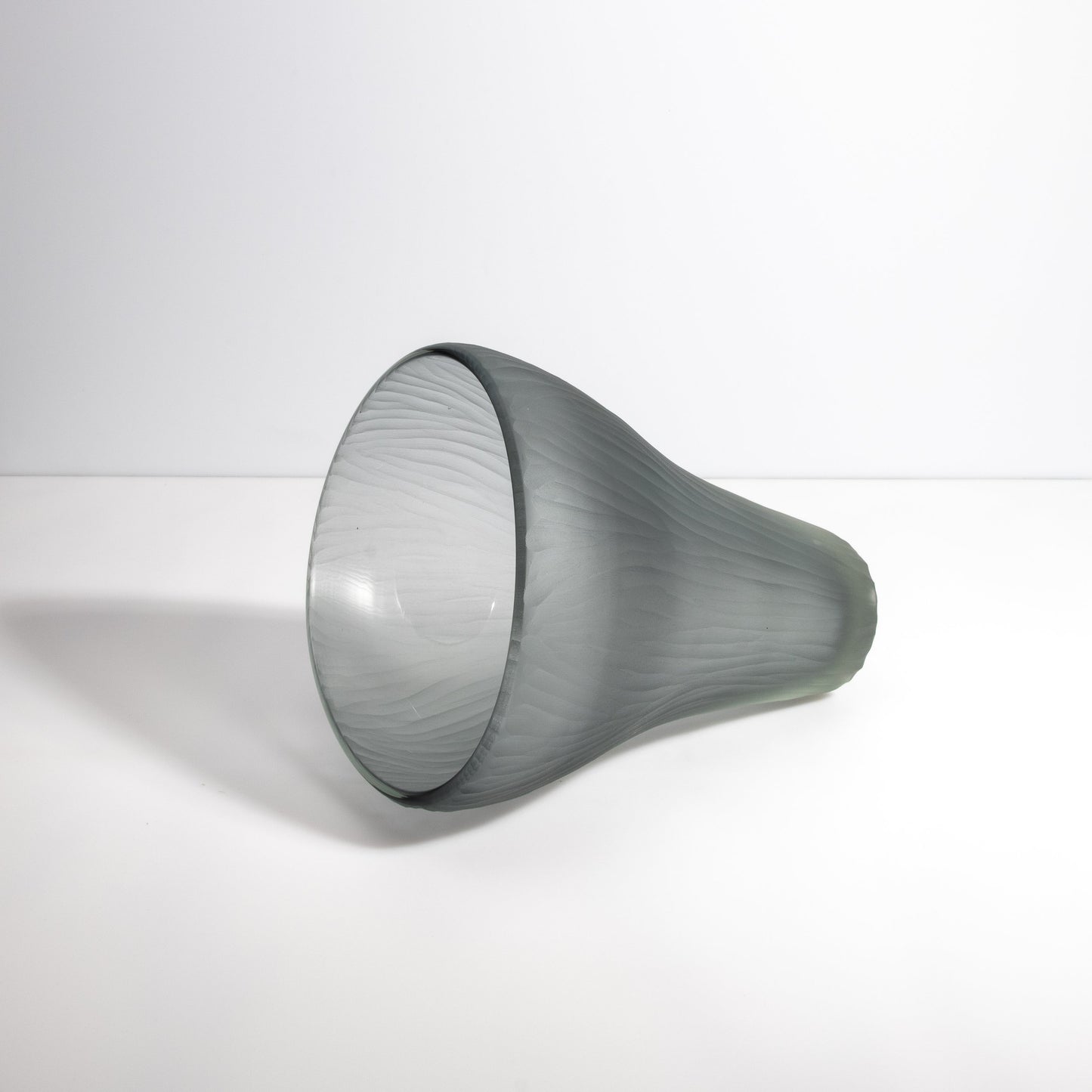 Murano Ghost Vase in Grey