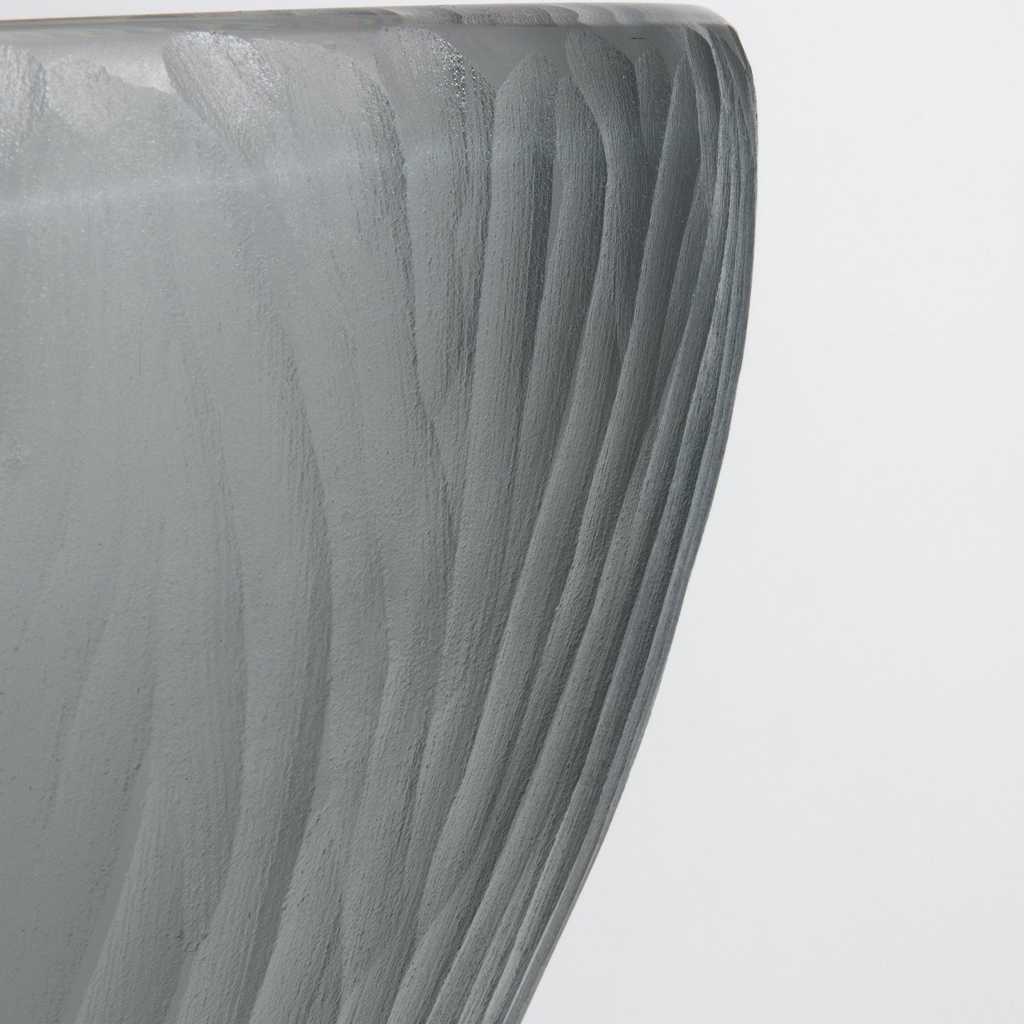 Murano Ghost Vase in Grey