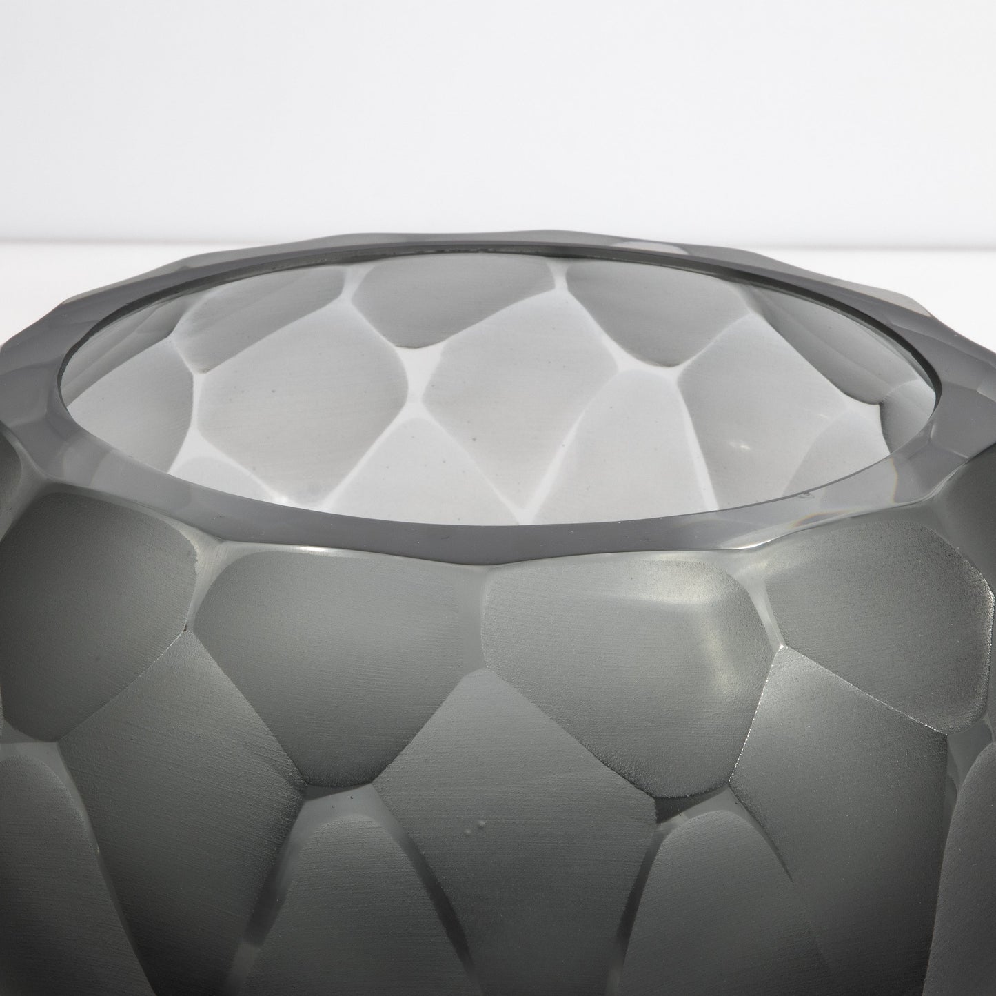 Murano Battuto Bowl in Grey
