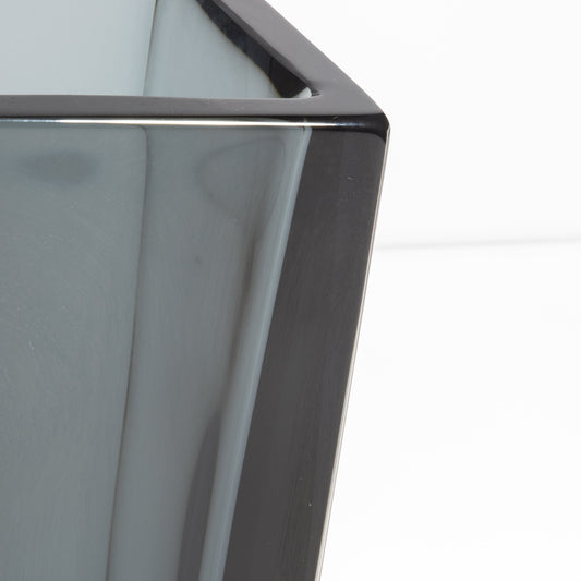 Murano Penta Vase in Grey