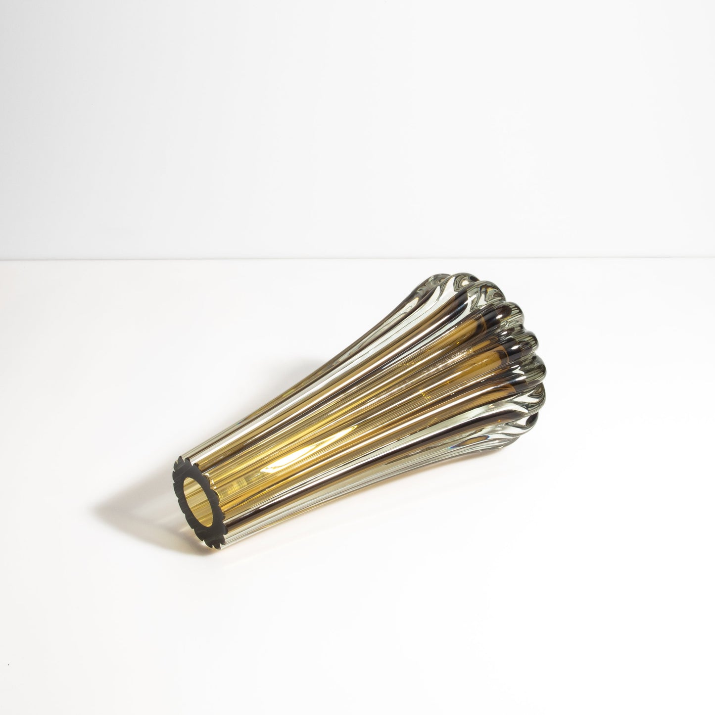Murano Massiccio Vase in Copper
