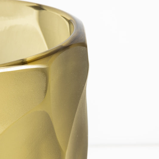 Murano Moon Vase in Olive