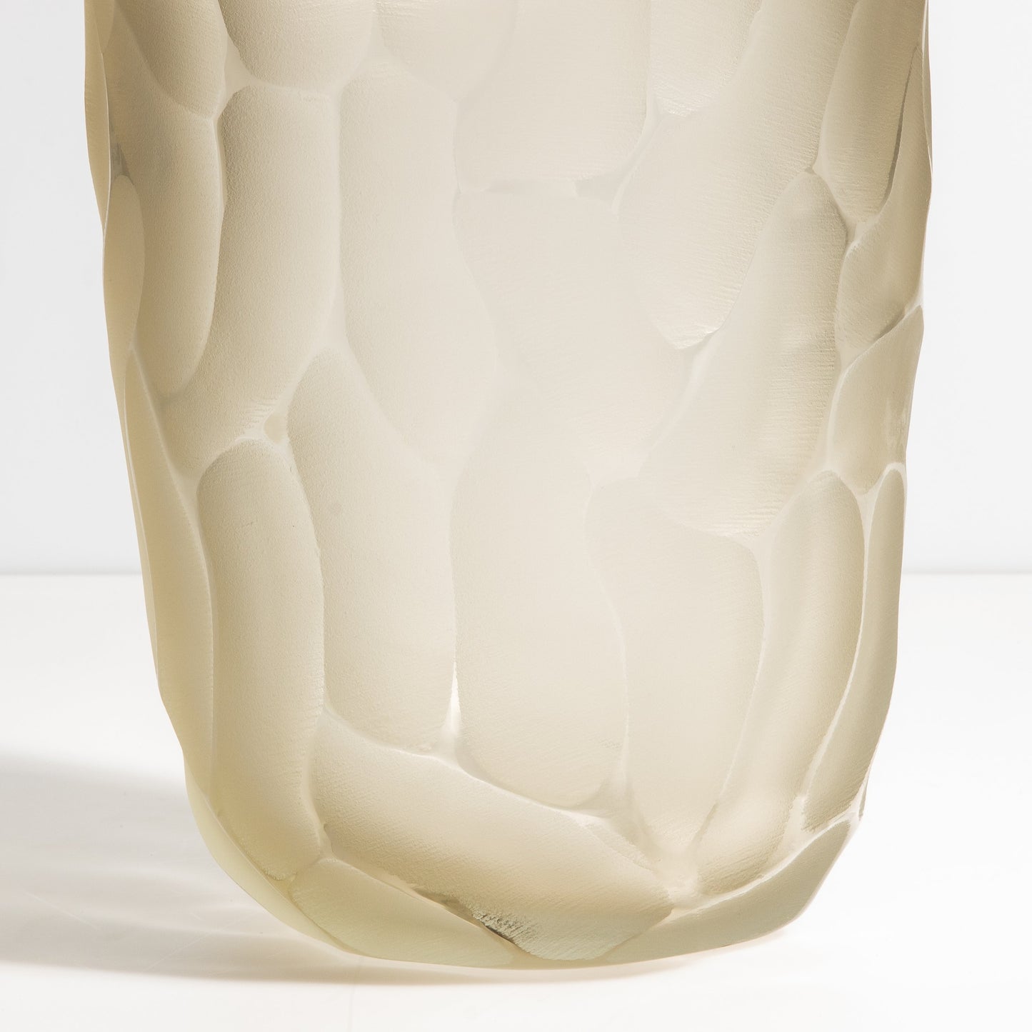 Murano Moon Vase in Olive