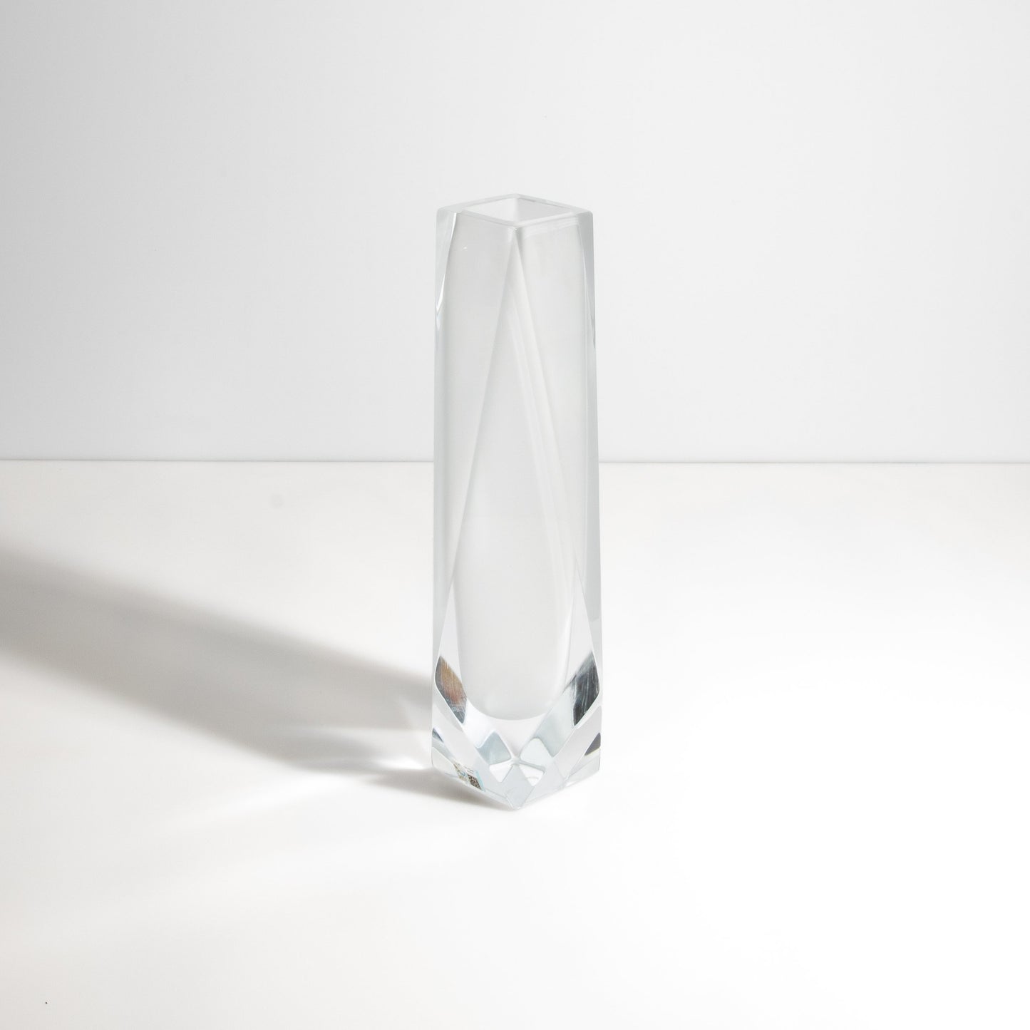 Murano Goccia Vase in Frosted White