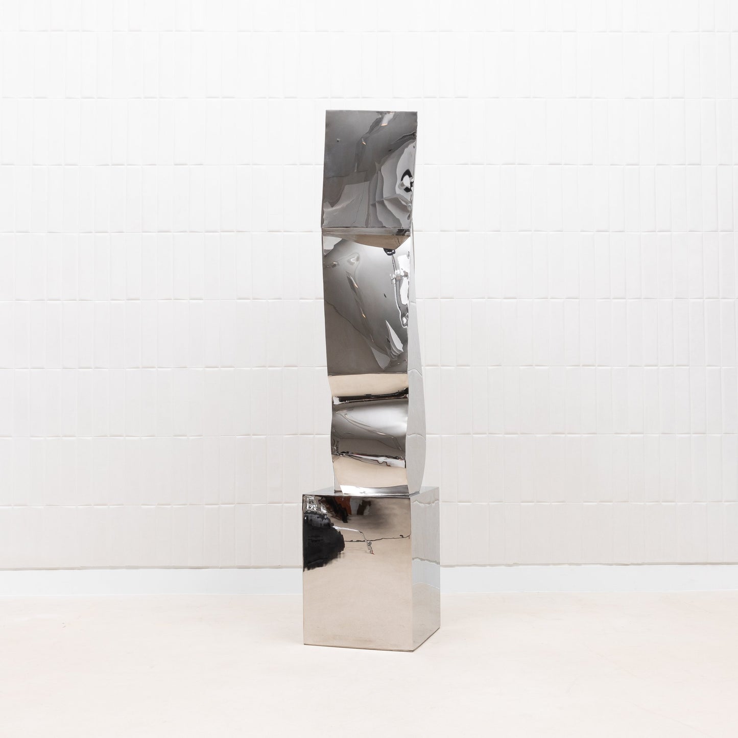 Sculpture in Stainless Steel by Patrick Coard Paris