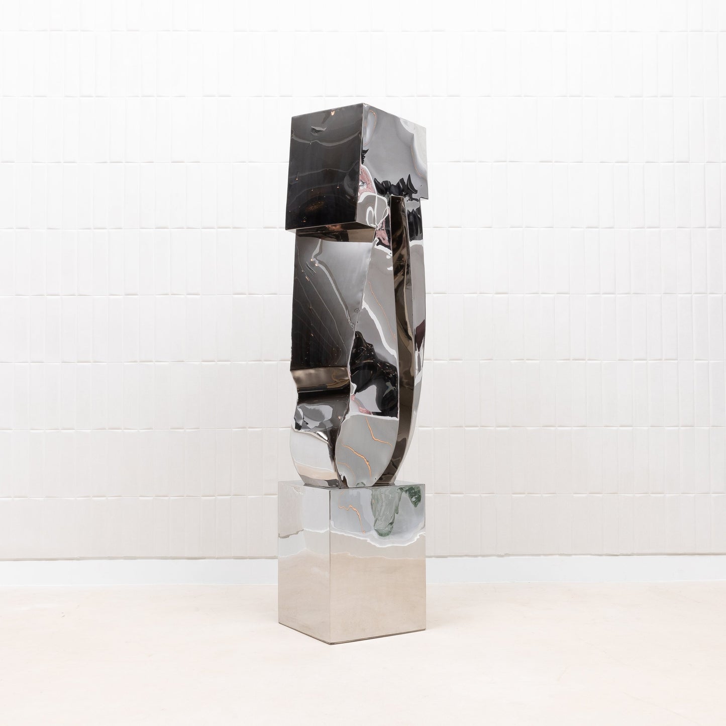 Sculpture in Stainless Steel by Patrick Coard Paris