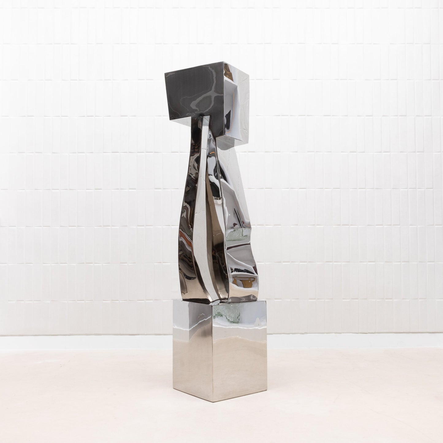 Sculpture in Stainless Steel by Patrick Coard Paris