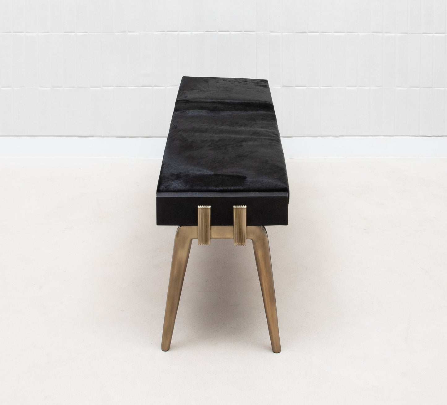 Pianist Bench in Black Hyde by R&Y Augousti