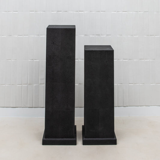 Modern Classic Shagreen Columns by R&Y Augousti