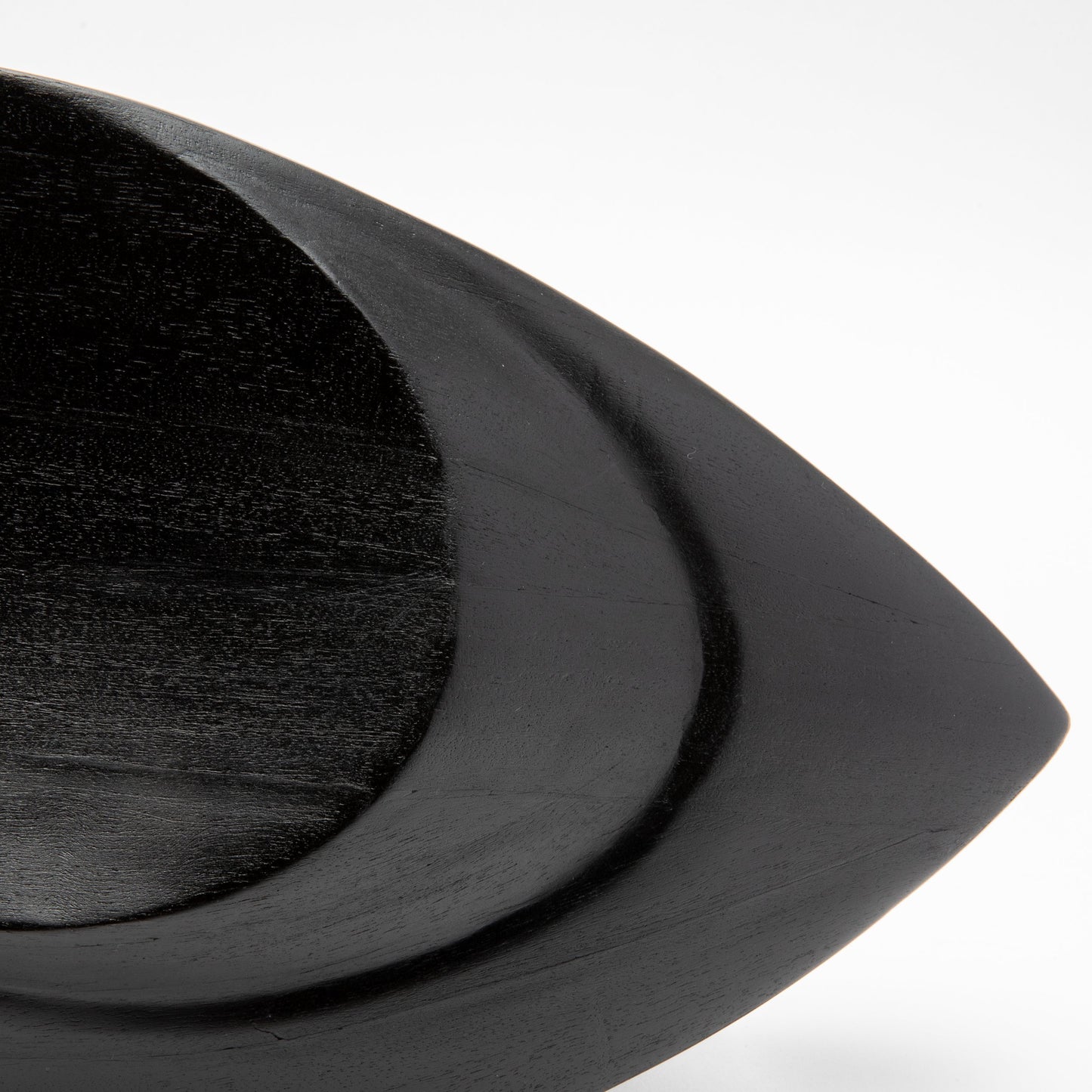 Modern Abstract Sculpture in Black Oak by Patrick Coard Paris