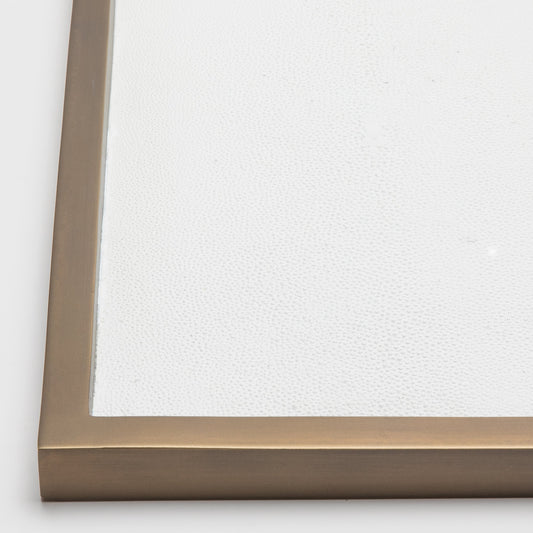Extra Large Rectangular Tray in Shagreen by Kifu Paris