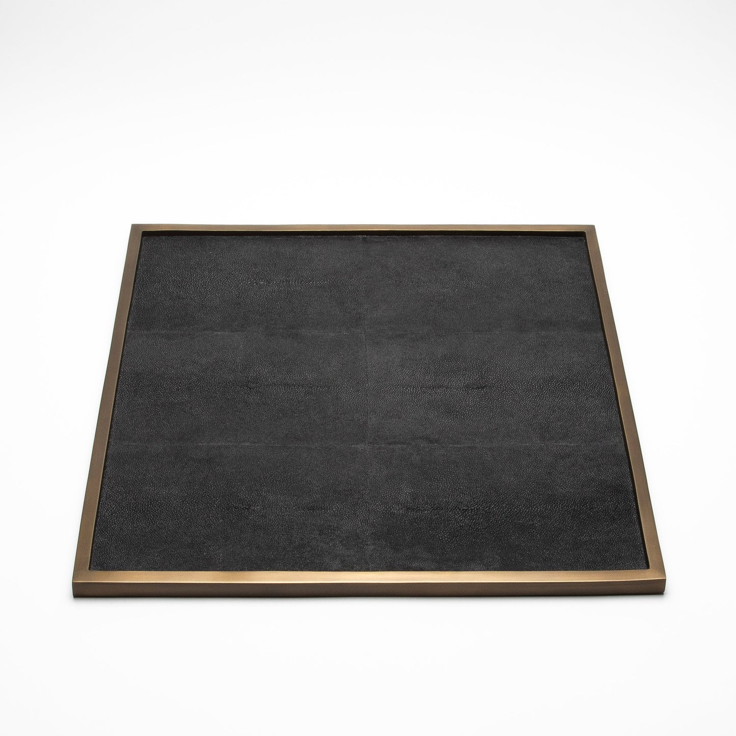 Extra Large Square Tray in Shagreen by Kifu Paris