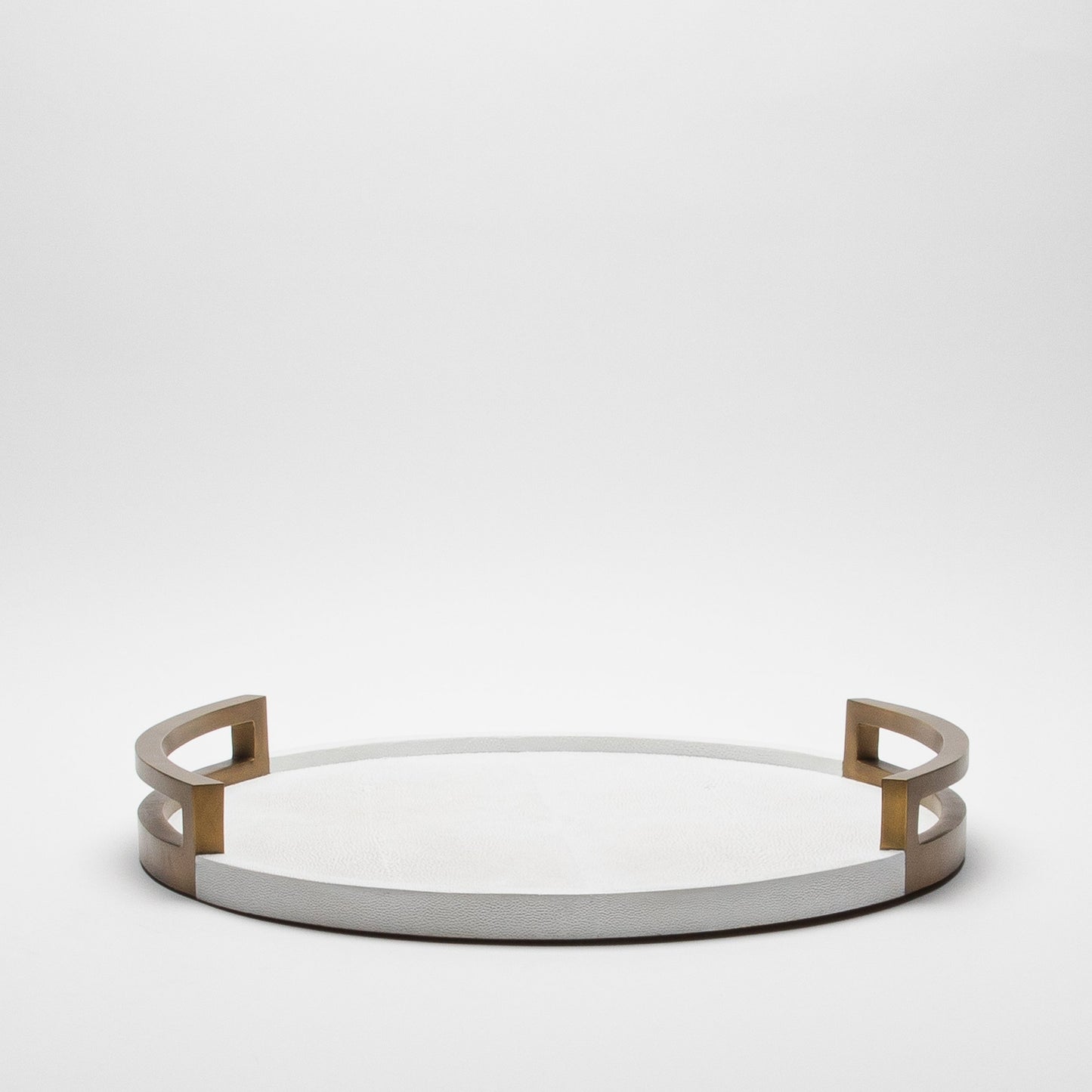 Round Tray in Shagreen by R&Y Augousti